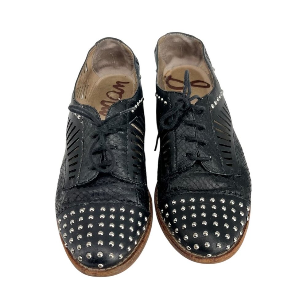 Sam Edelman Jayden Oxford Studded Loafers - Picture 2 of 5